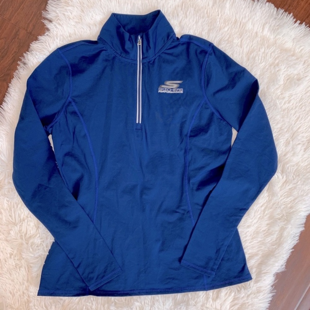 ✨Sale✨Skechers Half-Zip Pocketed Collared jacket
